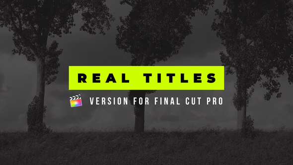 Really Titles | Final Cut Pro X