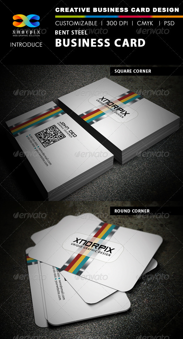 Bent Steel Business Card