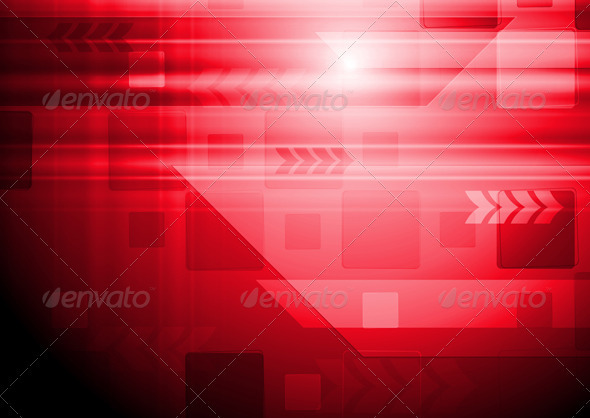 Vector hi-tech background with arrows - Backgrounds Decorative