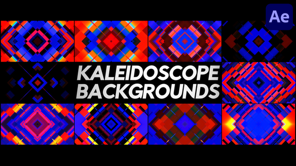 Kaleidoscope Backgrounds for After Effects