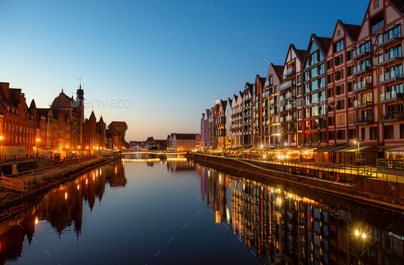 Canal and river Motawa - Stock Photo - Images