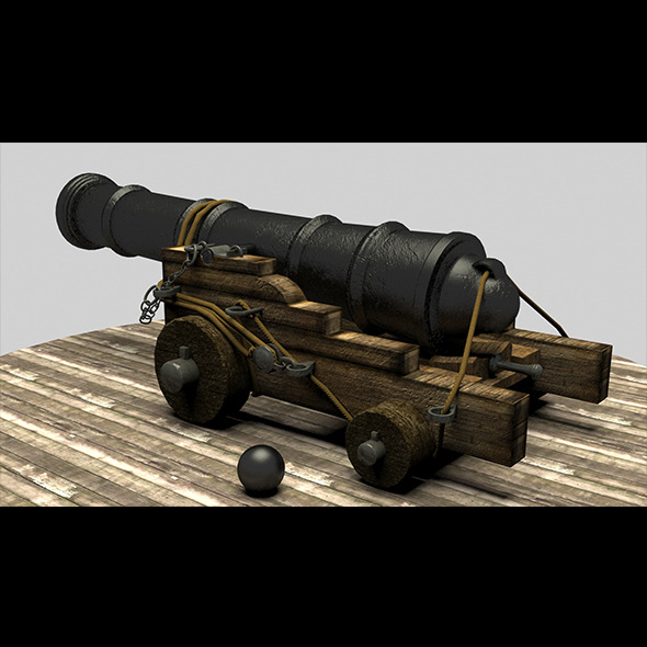 Pirate Cannon - 3Docean 3770401