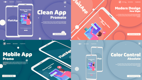 Flat App Promo