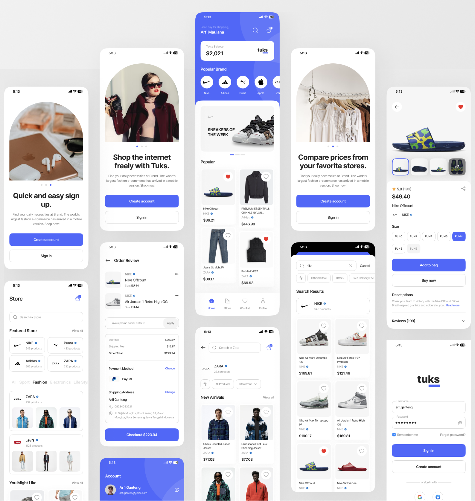 Tuks | React Native eCommerce App Template by soadtech | CodeCanyon