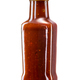 Glass bottle of tomato barbecue sauce isolated on white with clipping path. Popular condiment. - PhotoDune Item for Sale