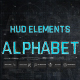 HUD Elements Alphabet For Premiere Pro - VideoHive Item for Sale