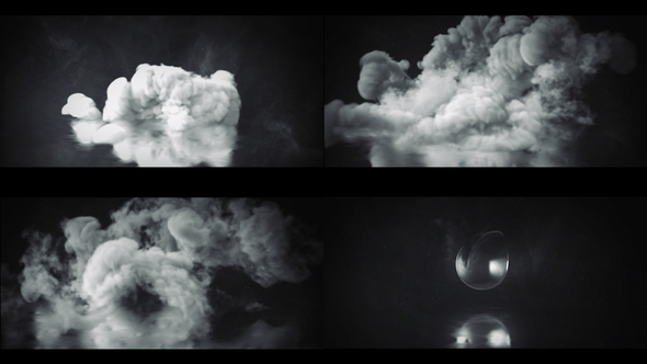 Smoke/Fog Explosion Logo Text Reveal
