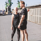 Couple happy after workout in ubran industrial city area - PhotoDune Item for Sale
