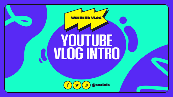 Podcast Youtube Vlog Intro MOGRT