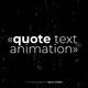 Quote Text Animation _AE - VideoHive Item for Sale