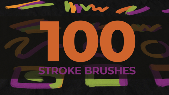 Hand Drawn Elements / Stroke Scribble Brush Pack