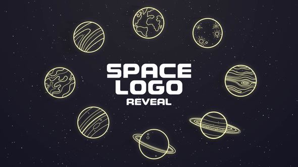 Space Planet Logo Reveal