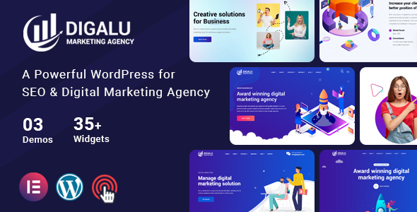 Digalu - Marketing Agency WordPress Theme