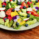 Tasty summer salad with edible flowers - PhotoDune Item for Sale