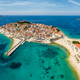 Scenic town and beaches of Primosten in Croatia - PhotoDune Item for Sale