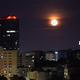 Full moon over city of Szczecin, Poland. - PhotoDune Item for Sale
