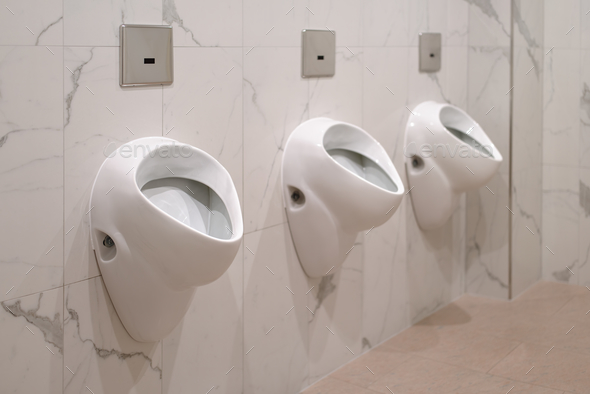 three urinals