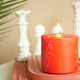 red color candles slowly burning  - PhotoDune Item for Sale