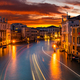 Grand Canal at sunset, Venice, Italy. - PhotoDune Item for Sale