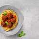 spaghetti with meatballs and tomato sauce - PhotoDune Item for Sale