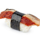 Sushi gunkan with tobiko caviar isolated on white - PhotoDune Item for Sale