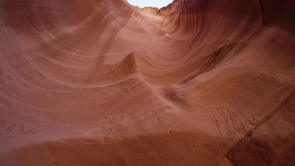 Low angle of the Antelope Canyon alt