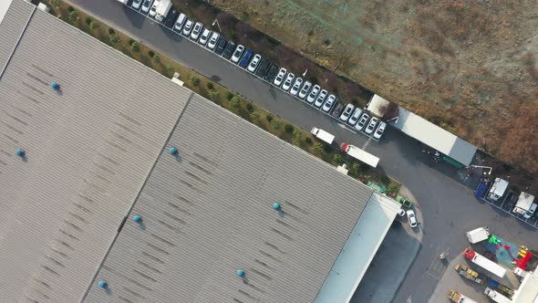 Logistics warehouse and truck alt