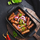 Traditional south european skinless sausages cevapcici made of ground meat and spices - PhotoDune Item for Sale