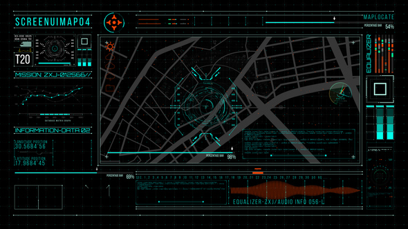 HUD700 Screen MAP4