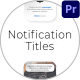 Notification Titles - VideoHive Item for Sale