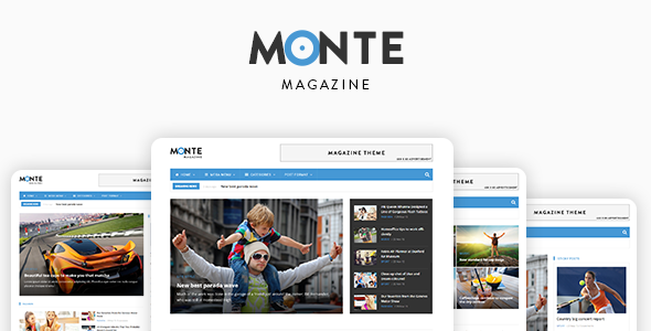 Monte - Responsive Magazine News Drupal 10 Theme