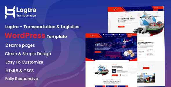 Logtra – Transportation & Logistics WordPress Theme