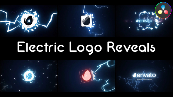 Electric Logo Reveals for DaVinci Resolve