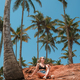 Travel. Retrit travel.Travelers woman coast ocean tropical island.wellness Solitude,wildlife,mental  - PhotoDune Item for Sale