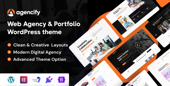 Agencify – Creative Agency & Portfolio WordPress Theme