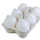 Isolated egg box full with white bio eggs - PhotoDune Item for Sale