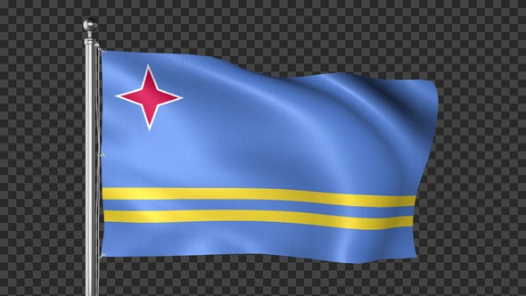 Aruba Flag alt