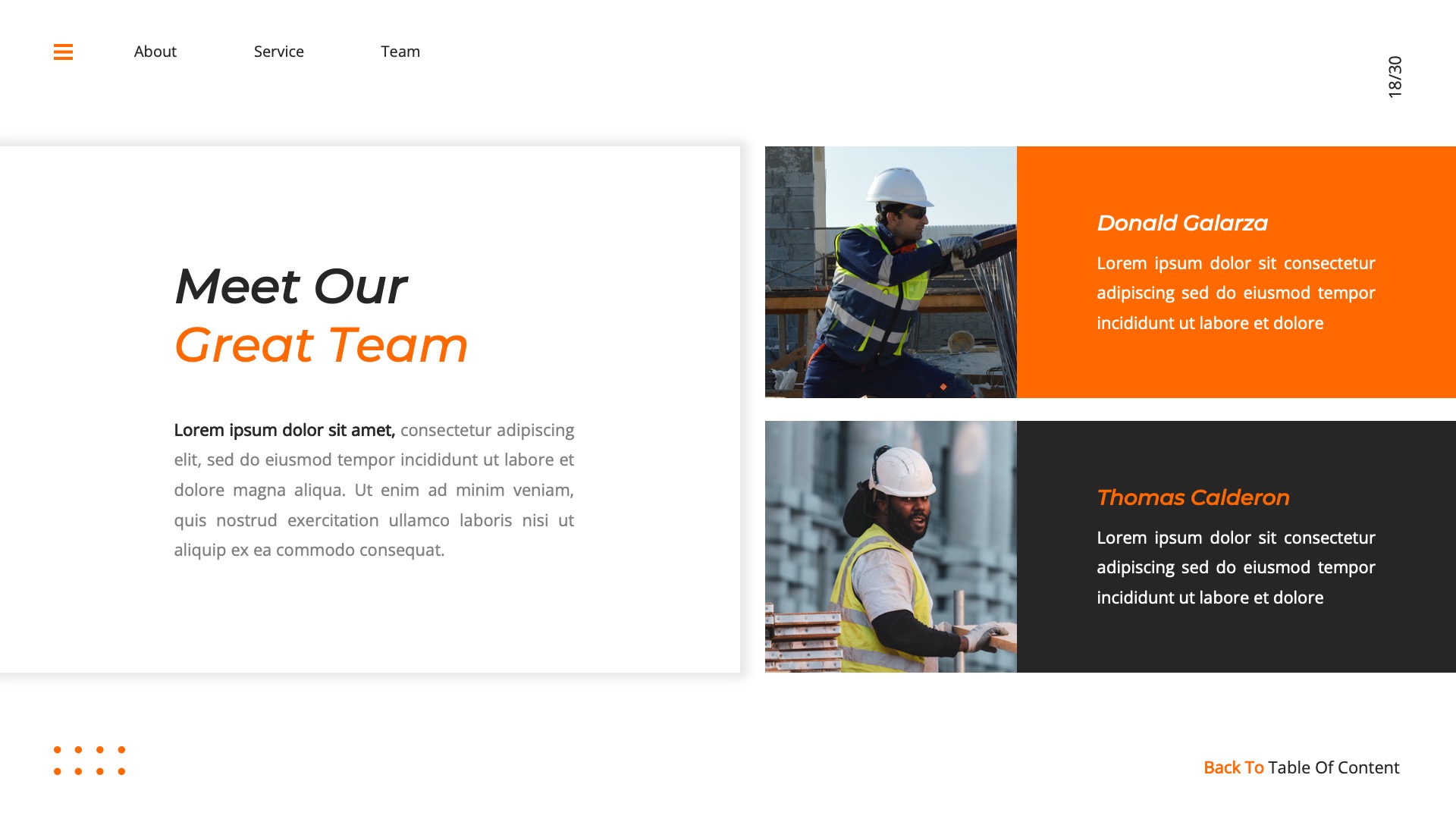 Constructer - Construction Google Slides Template, Presentation Templates
