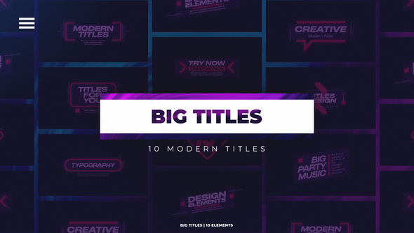 Big Titles | Premiere Pro