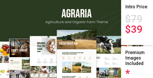 Agraria – Agriculture and Organic Farm Theme