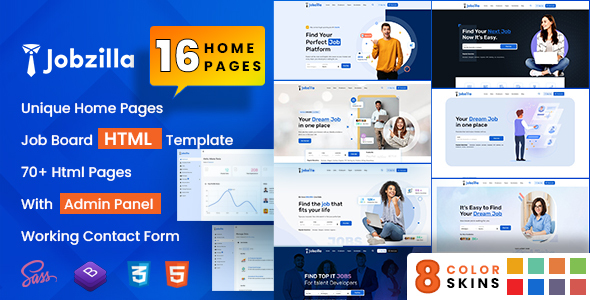 Exceptional Job Board HTML Template