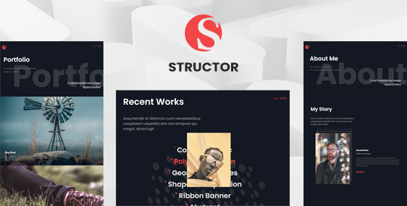 Structor - Creative Portfolio WordPress Theme