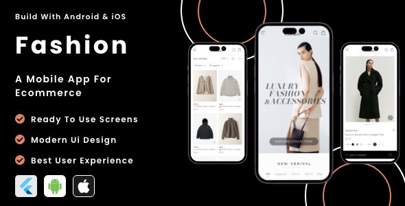 Fashion - eCommerce Flutter App Template Online Shopping E-Commerce