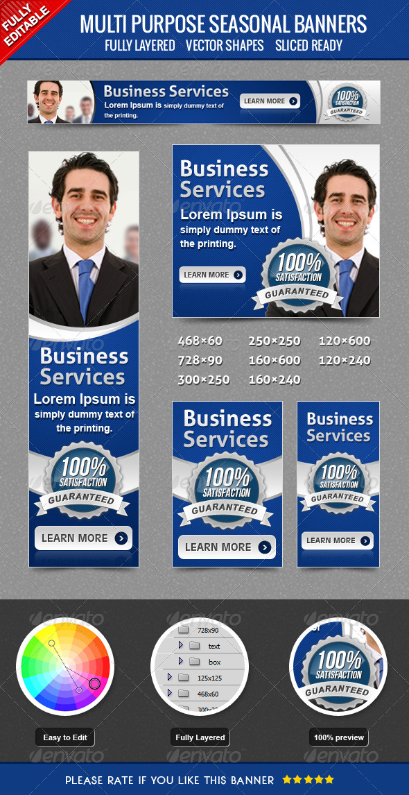 Business Banner - Banners & Ads Web Elements
