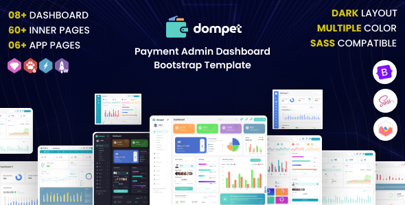 Dompet - Payment Admin Dashboard Bootstrap Template