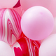Closeup of pink balloons. Abstract background. Celebration party and decoration backdrop. - PhotoDune Item for Sale