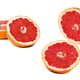 Grapefruit with slices on a white background - PhotoDune Item for Sale