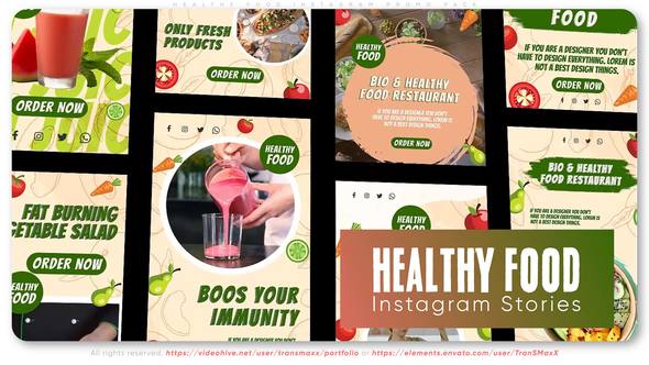 Healthy Food Instagram Promo Pack