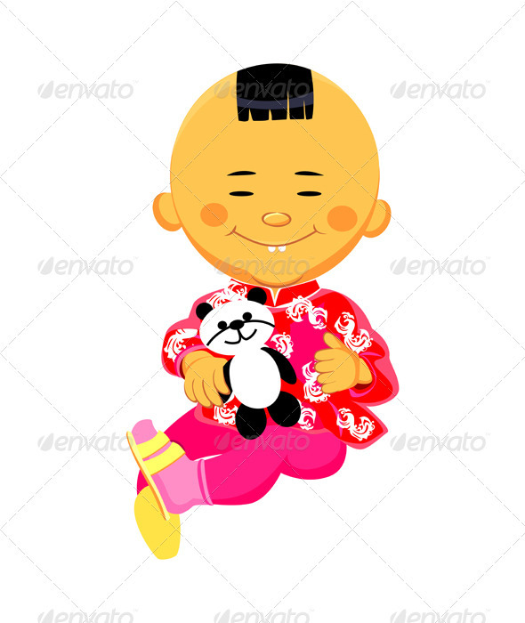 chinese cartoon character boy