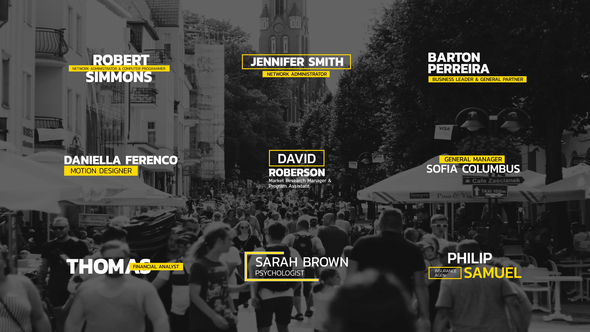 Lower Thirds | After Effects Elements template preview